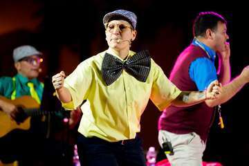  La Murgota de Telde estrena con éxito en Gáldar su espectáculo 'Los chicos del coro'/TA.